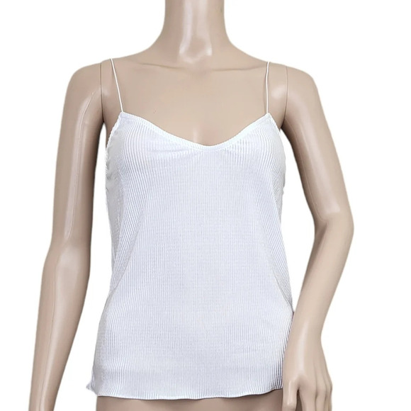 Free People Intimately Pinstriped Glossy Top Blouse - Picture 1 of 4